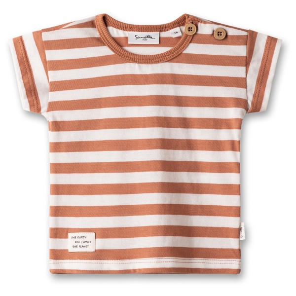 Sanetta - Pure Baby + Kids Boys LT 2 - T-Shirt Gr 104;110;116;122;128;140;86;92;98 rosa von Sanetta