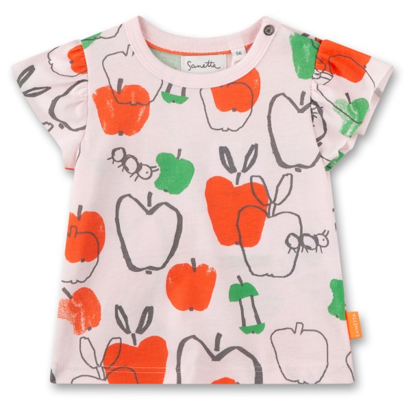 Sanetta - Pure Baby Girls Fancy T-Shirt - T-Shirt Gr 62 rosa von Sanetta