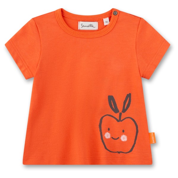 Sanetta - Pure Baby Girls Fancy T-Shirt - T-Shirt Gr 80 rot/orange von Sanetta