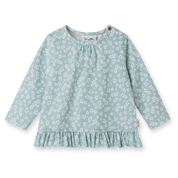 Sanetta - Pure Baby Girls LT 1 Shirt - Longsleeve Gr 74;80;86;92 grau von Sanetta