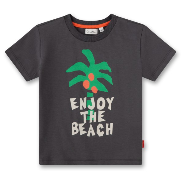 Sanetta - Pure Kids Boys Fancy T-Shirt - T-Shirt Gr 128 grau von Sanetta