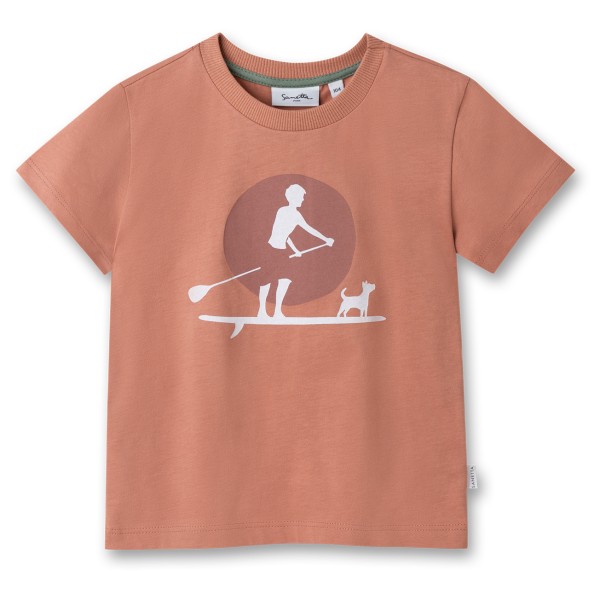 Sanetta - Pure Kids Boys LT 2 - T-Shirt Gr 104;110;116;122;128;92;98 grau/weiß;rosa von Sanetta