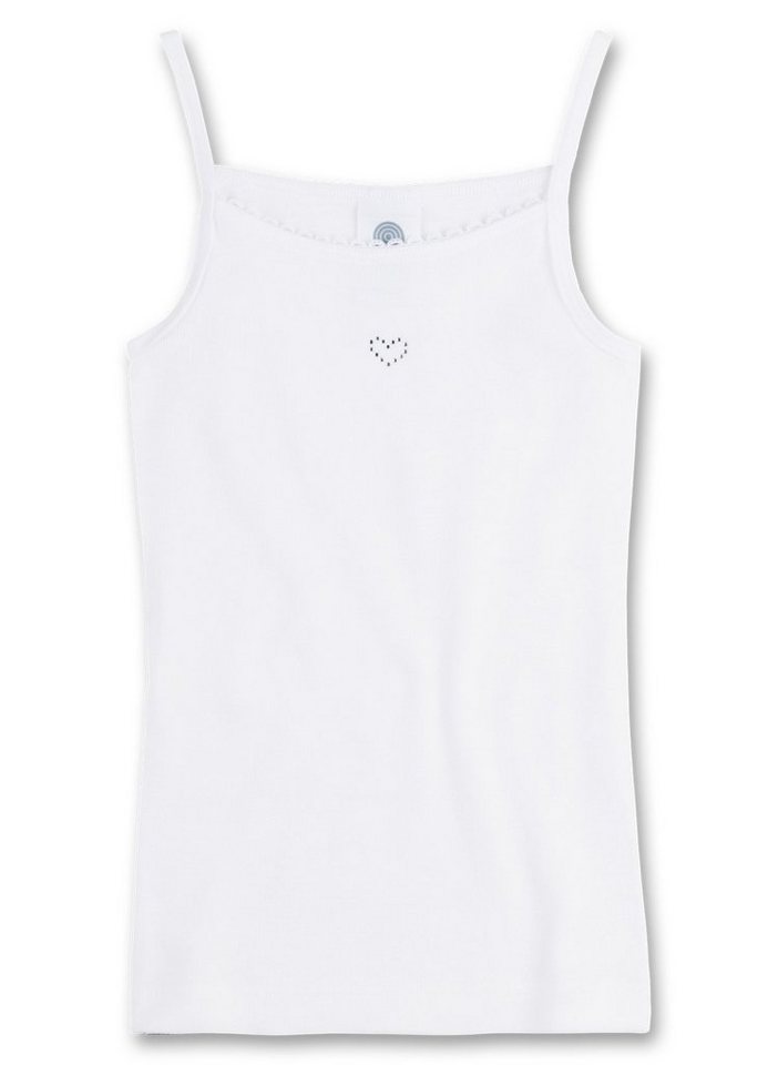 Sanetta Unterhemd Mädchen Unterhemd - Basic Shirt mit Herzmotiv von Sanetta