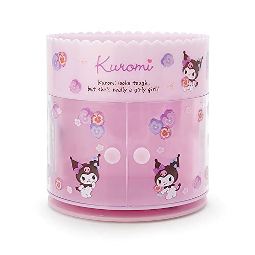 Sanrio 505412 SANRIO Kuromi Drehbarer Kosmetikständer, Kuromi Charakter 5,1 x 5,1 x 5,1 Zoll (13 x 13 x 13 cm) von Sanrio
