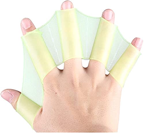 Sanshao Wassersport Silikon Schwimmhand Flossen für Kinder Männer Frauen Unterwassertauchen Training Hand schwimmflossen Wasser Sport Fingerhandschuhe Ausrüstung,Silikon-Schwimmhäute für die Hand von Sanshao