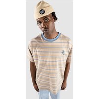 Santa Cruz Mini Hand Stripe T-Shirt taupe stripe von Santa Cruz