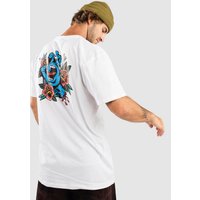 Santa Cruz Screaming Flash Center T-Shirt white von Santa Cruz