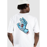 Santa Cruz Screaming Hand Chest T-Shirt white von Santa Cruz