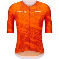 LA VUELTA 90 Years Kurzarmtrikot, für Herren, Größe 2XL, Radshirt, von Santini
