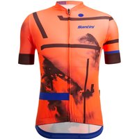 SANTINI Delta Berg Kurzarmtrikot, für Herren, Größe XL, Radtrikot, von Santini