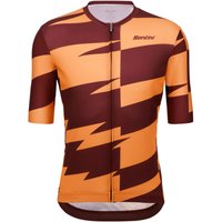 SANTINI Furia Smart Kurzarmtrikot, für Herren, Größe 2XL, Fahrradtrikot, von Santini