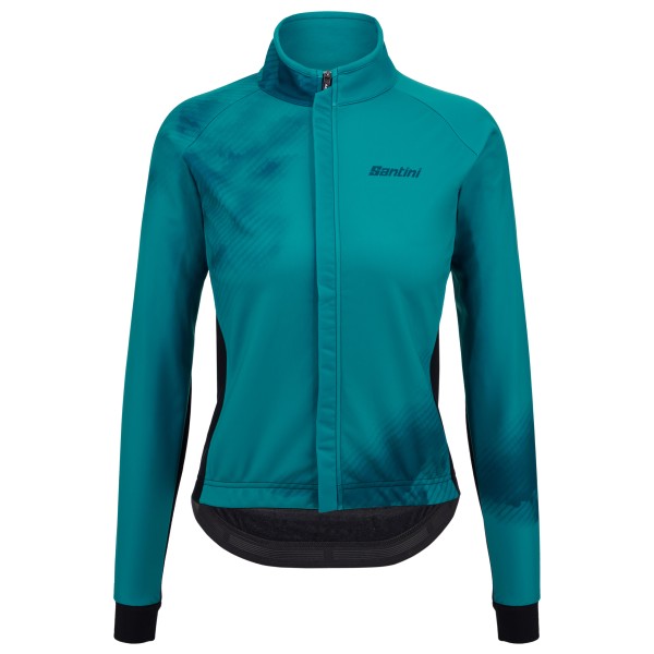 Santini - Women's Pure Dye Winter Ready Cycling Jacket - Fahrradjacke Gr 3XL;L;M;XL;XXL rot;türkis von Santini