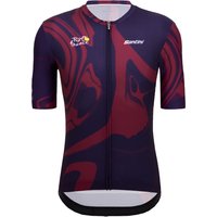 TOUR DE FRANCE Bordeaux 2023 Kurzarmtrikot, für Herren, Größe 2XL, Radshirt, von Santini