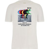 UCI GRANDI CAMPIONI 2023 T-Shirt, für Herren, Größe S, MTB Trikot, MTB von Santini