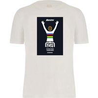 UCI GRANDI CAMPIONI 2023 T-Shirt, für Herren, Größe S, MTB Trikot, MTB von Santini