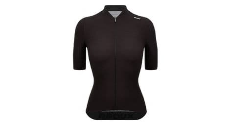 damen kurzarmtrikot santini redux speed schwarz von Santini