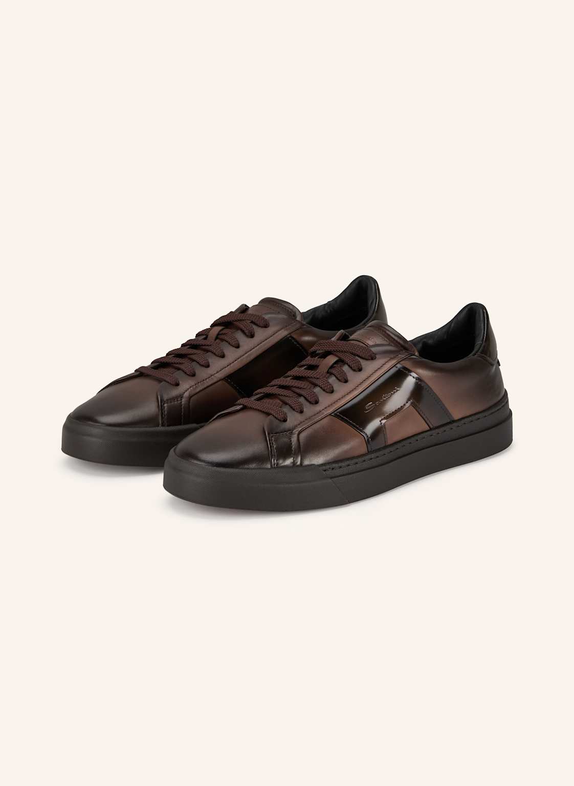 Santoni Sneaker braun von Santoni