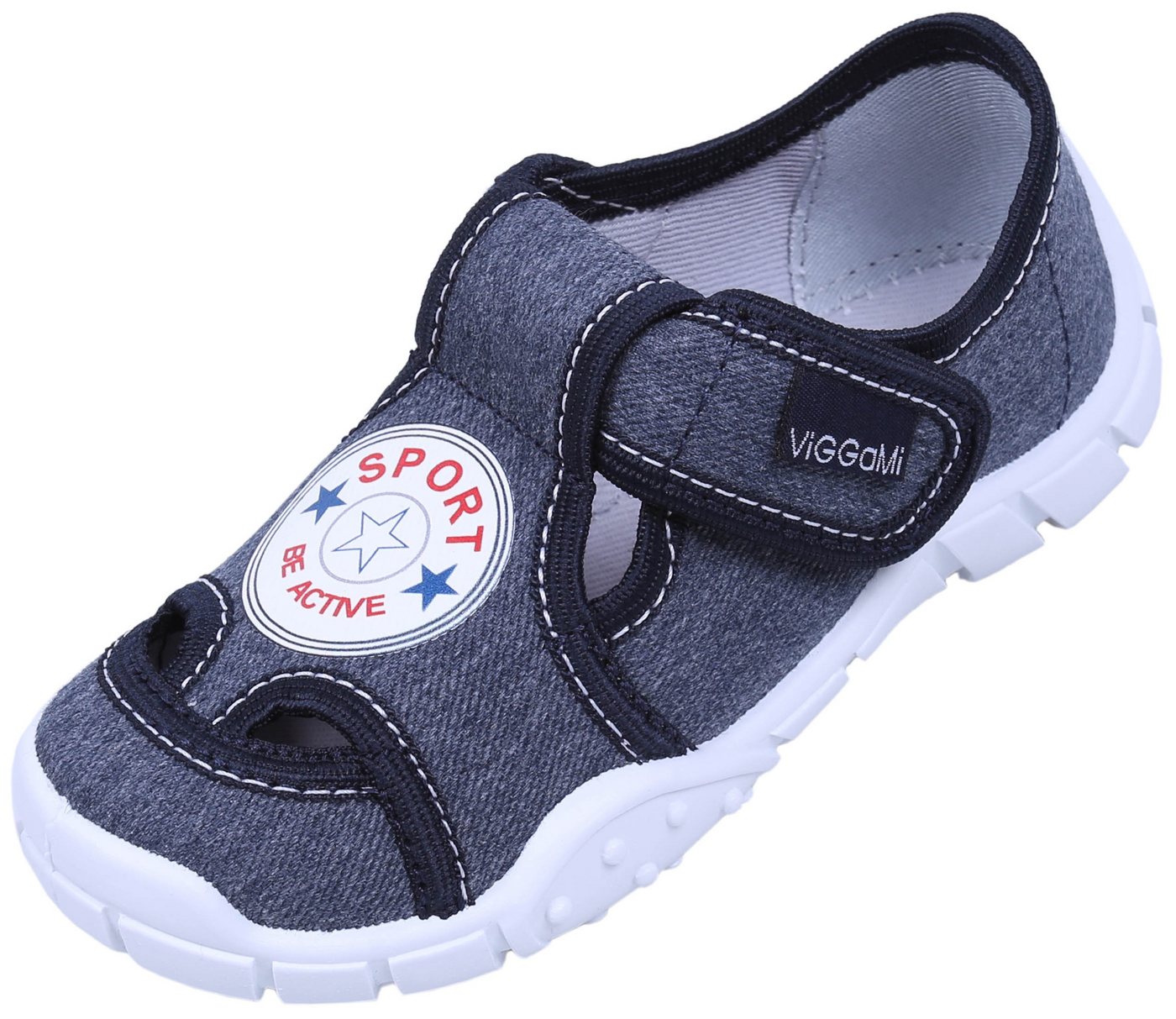 Sarcia.eu Sportschuhe für Jungen aus Jeans mit Klettverschluss ADAS SPORT 28 EU Babystiefel von Sarcia.eu