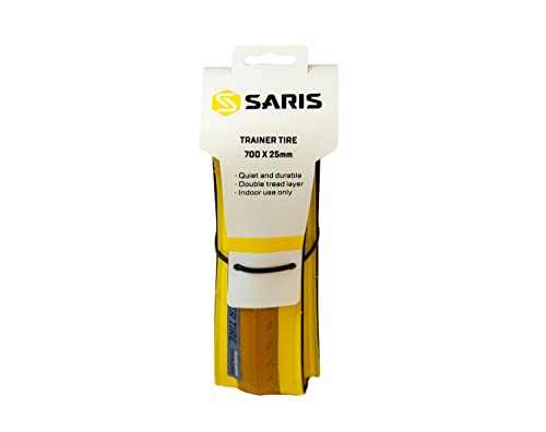 Saris Unisex – Erwachsene Trainingsreifen-3204103705 Trainingsreifen, Gelb, 25 mm von Saris