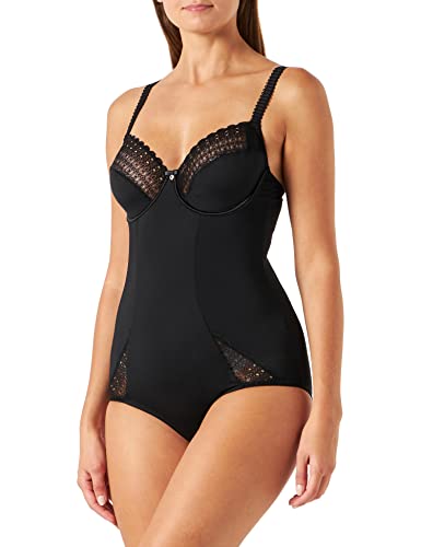 Sassa Damen Formender Body Body 989, Gr. 40 (Herstellergröße: 80B), Schwarz (Schwarz 500) von Sassa