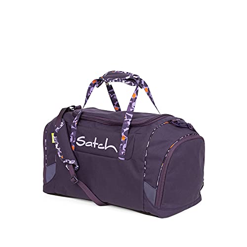 Satch Jungen Duffle Bag Mysterious Rush Freizeit-und Sporttasche, Unisex, für Kinder, Lila Gemustert (violett), Einheitsgröße von satch