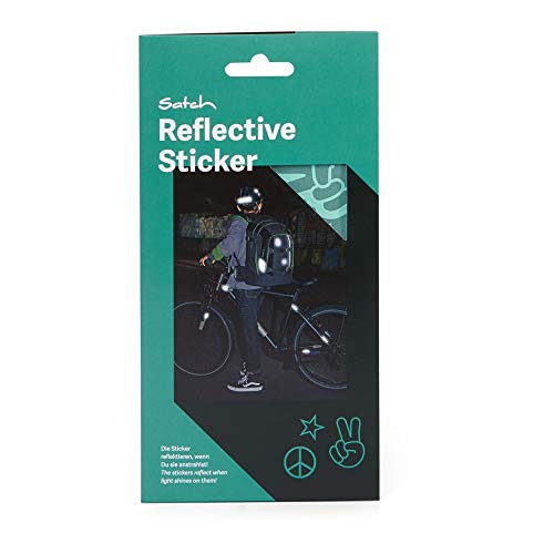satch Reflective Sticker - selbstklebend, hochreflektierend, abziehbar, 7 Stück - Reflective Mint - Mint von satch