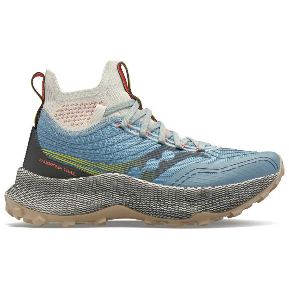 Saucony Endorphin Mid Trail Running Shoes Blau EU 38 1/2 Frau von Saucony