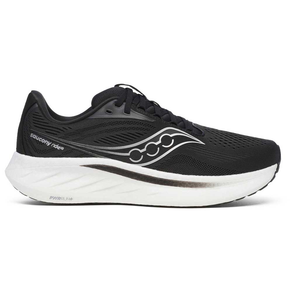 Saucony Ride 18 Wide Running Shoes Schwarz EU 44 1/2 Mann von Saucony