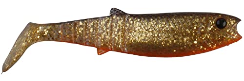Savage Gear Cannibal Shads Gummifisch (6,8cm, 8cm, 10cm, 12,5cm) , Gummiköder, Hechtköder, Angelköder, Kunstköder, Barschköder, Zanderköder, Köder für Hecht, Zander, Barsch, Waller, Dorsch & Heilbutt, Länge / Gewicht:6.8cm / 3g, Farbe:Glitterbug von Savage Gear