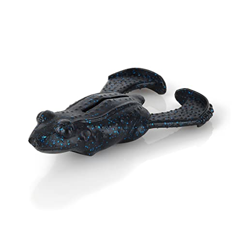 Savage Gear Duratech Krötenfischköder, schwarz-blaue Flocke, realistische Konturen, Farben und Bewegung, langlebige Konstruktion, ultra-scharfer 4-facher Angelhaken, duftet von Savage Gear