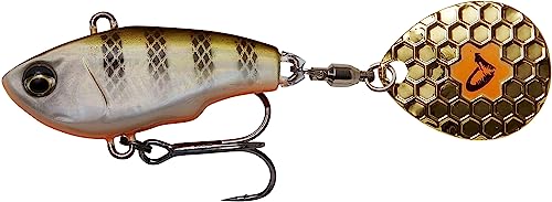 Savage Gear Fat Tail Spin sinkend - Jig Spinner für Barsch, Rapfen & Forelle, Rapfenköder, Rapfenspinner, Spinnköder zum Spinnfischen, Jigspinner, Größe/Gewicht/Farbe:8cm / 24g / Perch Savage Gear Fat Tail Spin sinkend - Jig Spinner für Barsch, Rapfen & Forelle, Rapfenköder, Rapfenspinner, Spinnköder zum Spinnfischen, Jigspinner, Größe/Gewicht/Farbe:8cm / 24g / Perch von Savage Gear