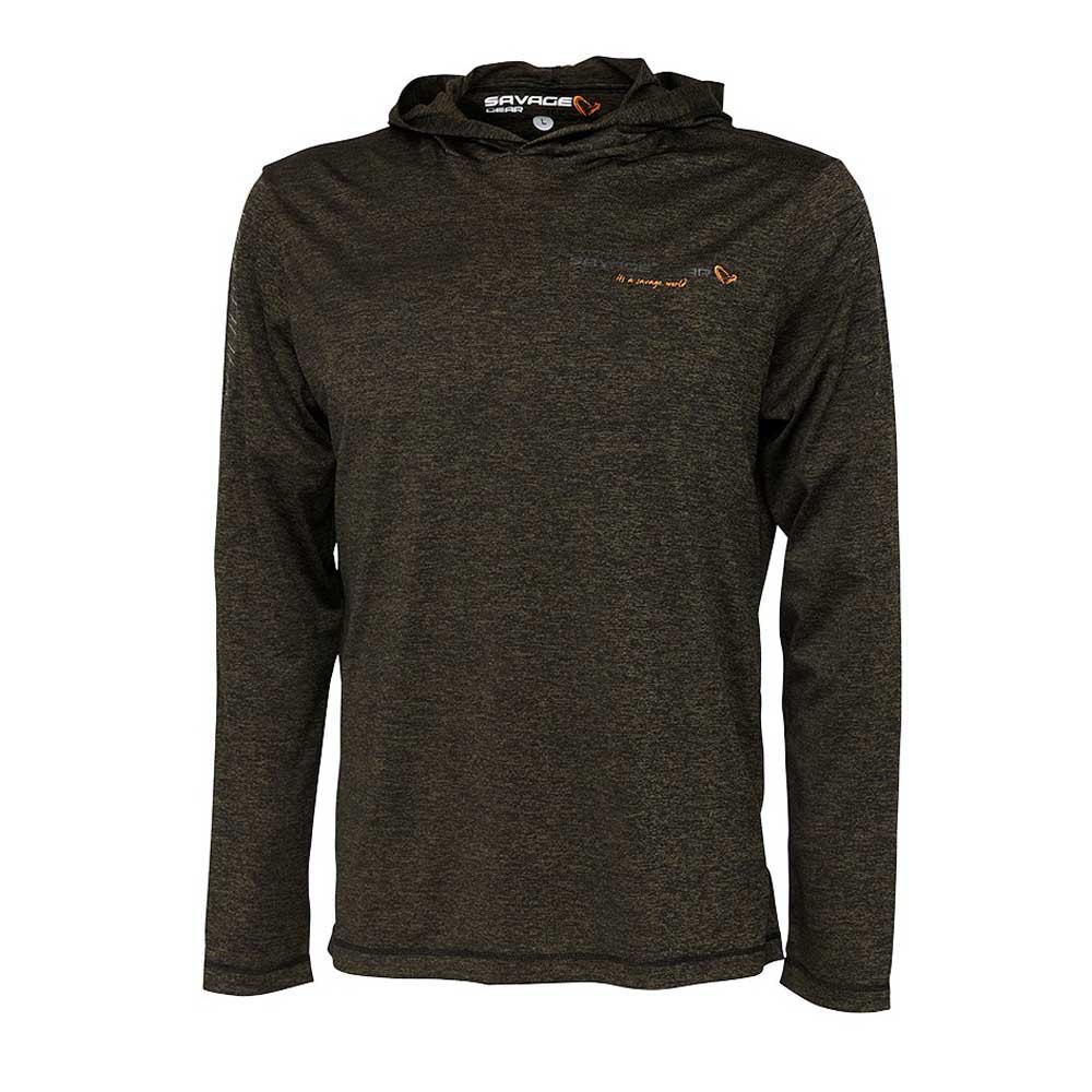 Savage Gear Fighter Stretch Long Sleeve T-shirt  S Mann von Savage Gear