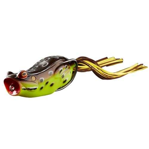 Savage Gear Oberflächenköder 5,5cm 15g Hop Popper Frog Floating, Farbe:Black von Savage Gear