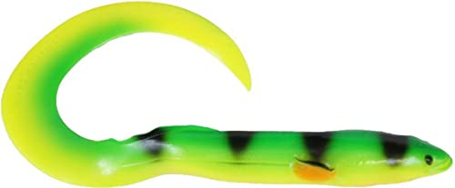 Savage Gear Real Eel Loose Body – Kunstköder zum Angeln, Aal-Design, 20 / 30 oder 40 cm, Unisex – Erwachsene, Feuertiger, 40 cm von Savage Gear