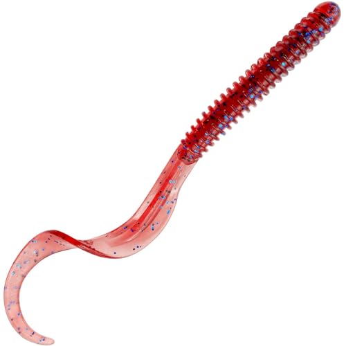 Savage Gear Softbaits zum Barschangeln & Zanderangeln Rib Worm 10,5cm 5g, Farbe:Plum von Savage Gear
