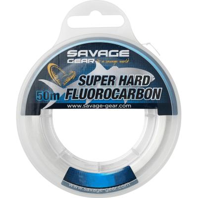 Savage Gear Super Hard Fluorocarbon 50M 0.55Mm 15.90Kg 35.05Lb Clear von Savage Gear