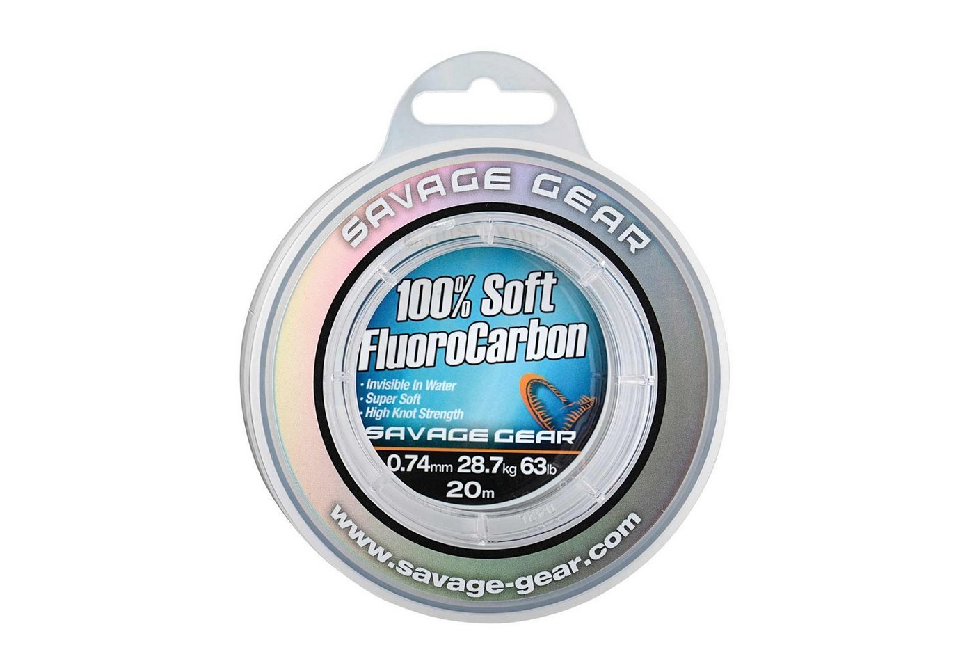 Savage Gear Vorfachschnur, 50 m Länge, Savage Gear 100% Soft Fluoro Carbon 0,33mm 50m Vorfachmaterial von Savage Gear