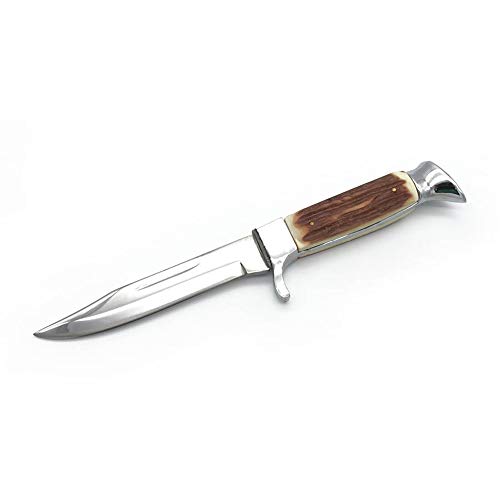 Savahe Outdoor Messer & Messertasche # Jagdmesser mit Geweihgriff Angelmesser von Savahe
