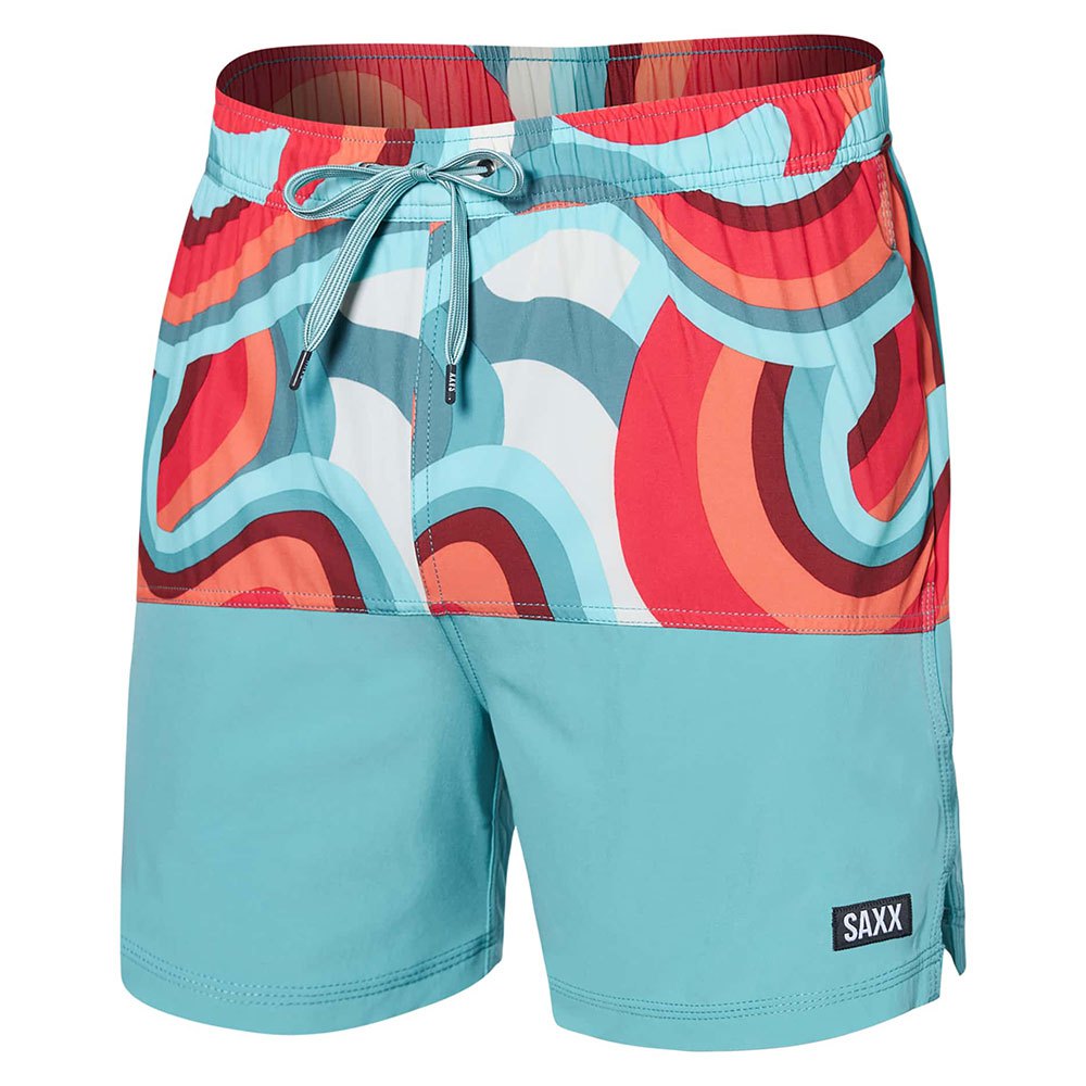 Saxx Underwear Oh Buoy Colourblocked 2in1 Swimming Shorts Mehrfarbig L Mann von Saxx Underwear