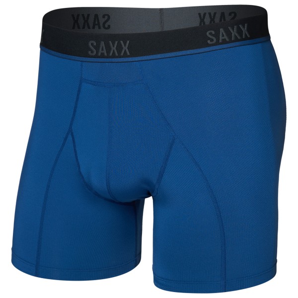Saxx - Kinetic Light-Compression Mesh Boxer Brief - Kunstfaserunterwäsche Gr XL blau von Saxx