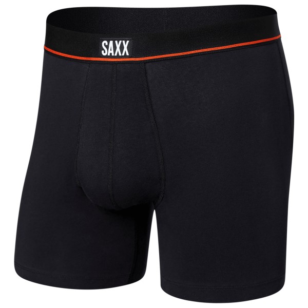 Saxx - Non-Stop Stretch Cotton Boxer Brief - Alltagsunterwäsche Gr L schwarz von Saxx