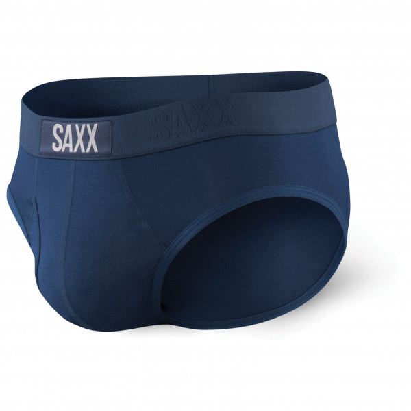 Saxx - Ultra Super Soft Brief Fly - Kunstfaserunterwäsche Gr M blau von Saxx