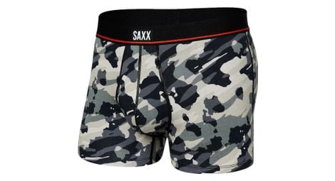 kurze boxershorts saxx non stop stretch cotton camo grau von Saxx