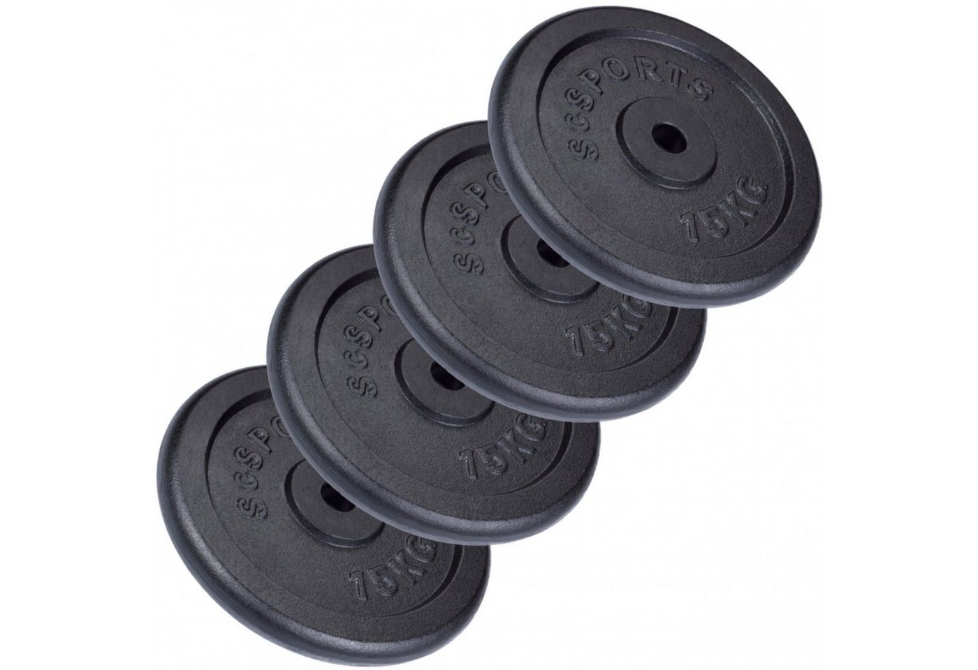 ScSPORTS® Hantelscheiben Set 30/31mm Gusseisen Gewichtsscheiben Gewichte Fitness von ScSPORTS®