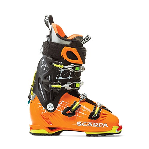 Scarpa M Freedom RS Orange-Schwarz, Herren Alpin-Skischuh, Größe EU 43 - Farbe Orange - Black von Scarpa