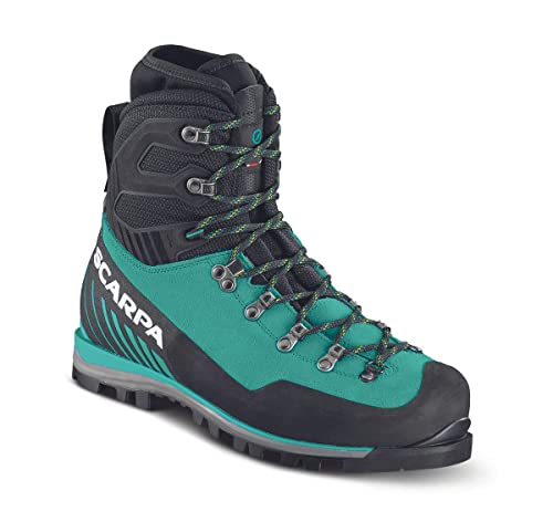 Scarpa Mont Blanc Pro GTX Wmn, Damen-Wanderstiefel, Mehrfarbig (Green Blue Gore Tex Nag Essential Ac), 38.5 EU von Scarpa