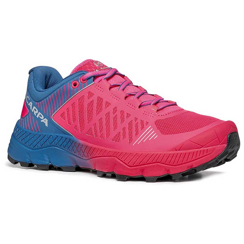 Scarpa Spin Ultra Trail Running Shoes Blau,Rosa EU 37 Frau von Scarpa