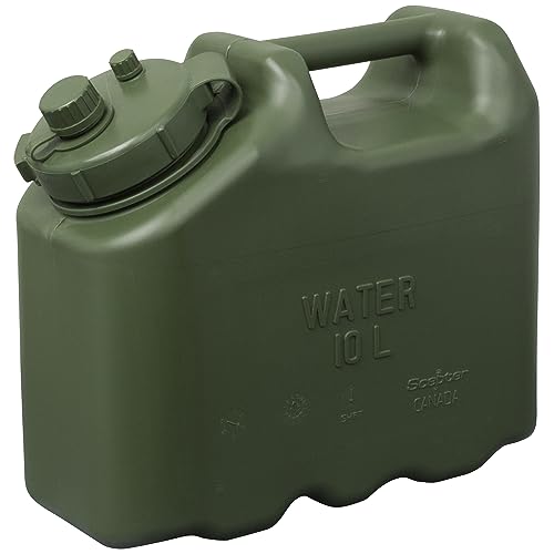 Scepter Wasserbehälter, BPA-frei, Lebensmittelqualität, für Camping und Notfallaufbewahrung, 2,5 Gallonen, Grün von Scepter