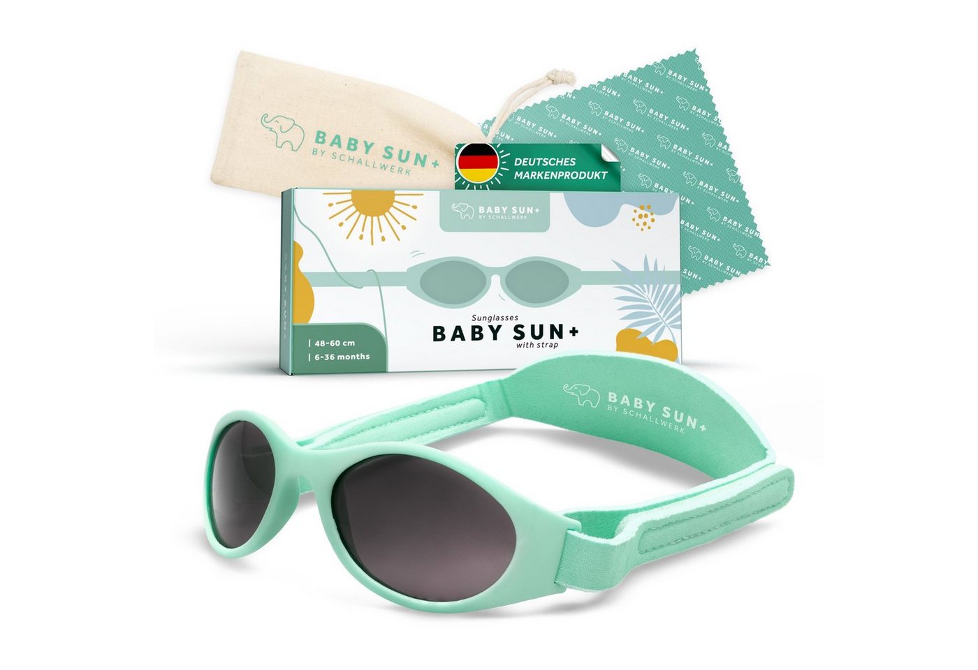 Schallwerk Babyschale SCHALLWERK ® Baby Sun+ Hochwertige Sonnenbrille Kinder 6-36 Monaten von Schallwerk