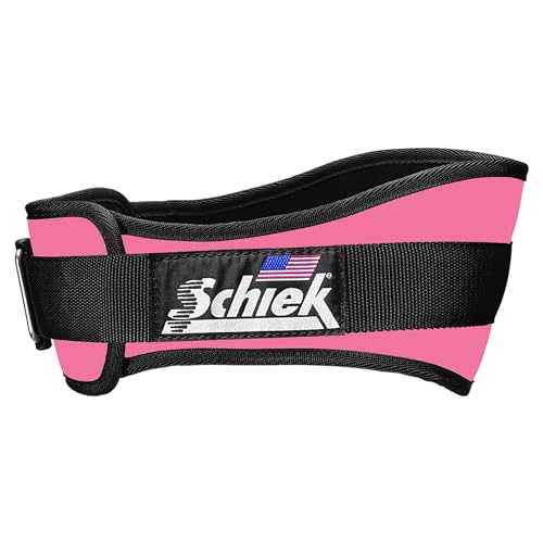 Schiek Sports Model 2004 Gewichthebergürtel, Nylon, 11,4 cm, Größe S, Pink von Schiek